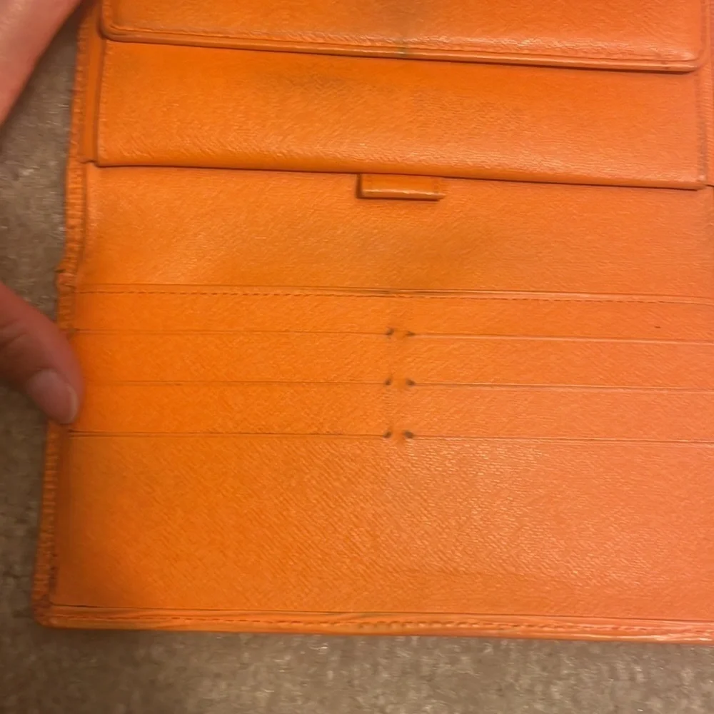 LOUIS VUITTON EPI ORNAGE WALLET FALL VIBES​​​​​